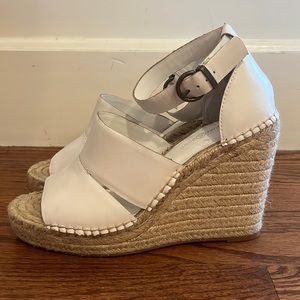 Treasure & bond white wedges
